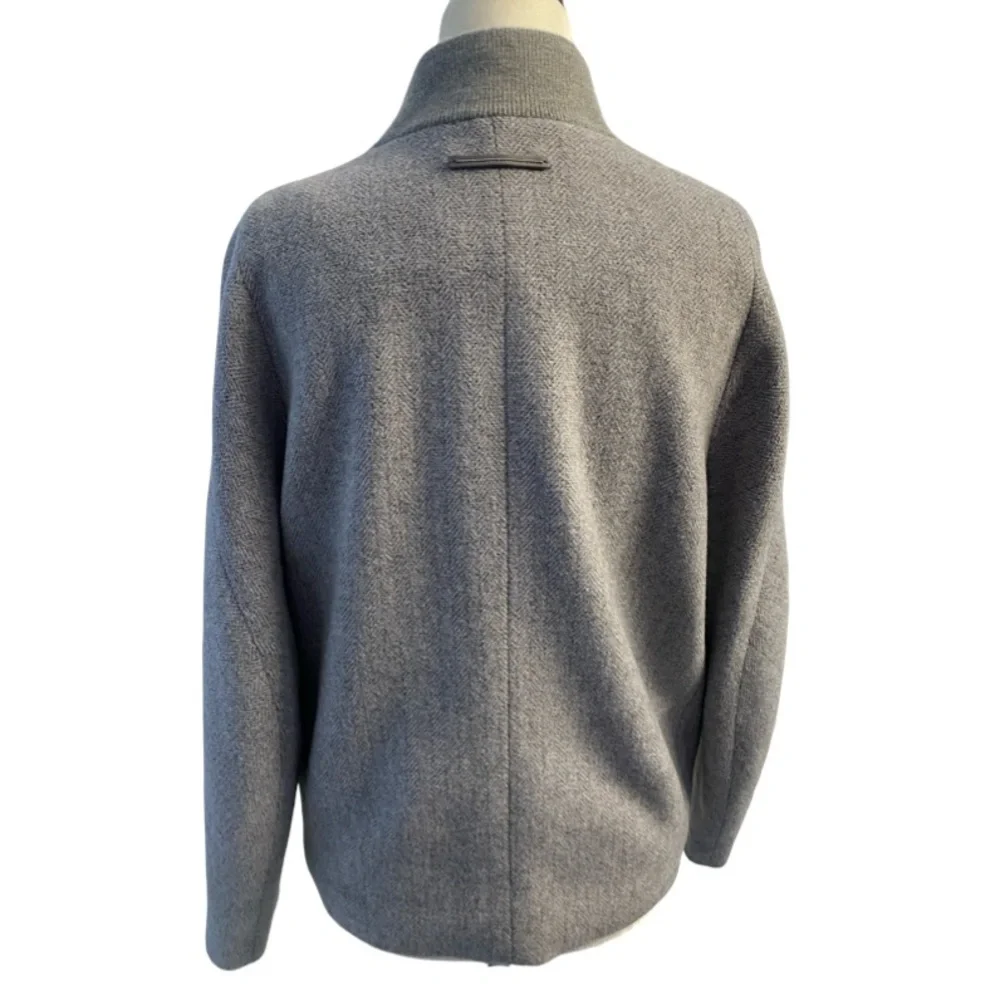 Izzat Baba Elegant Women's Gray Lightweight Coat Pit 21 L23 - Picture 9 of 15